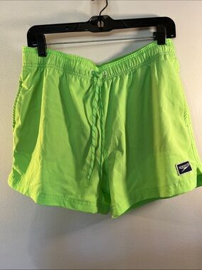 Speedo Neon Lime Green Men's Swim Shorts